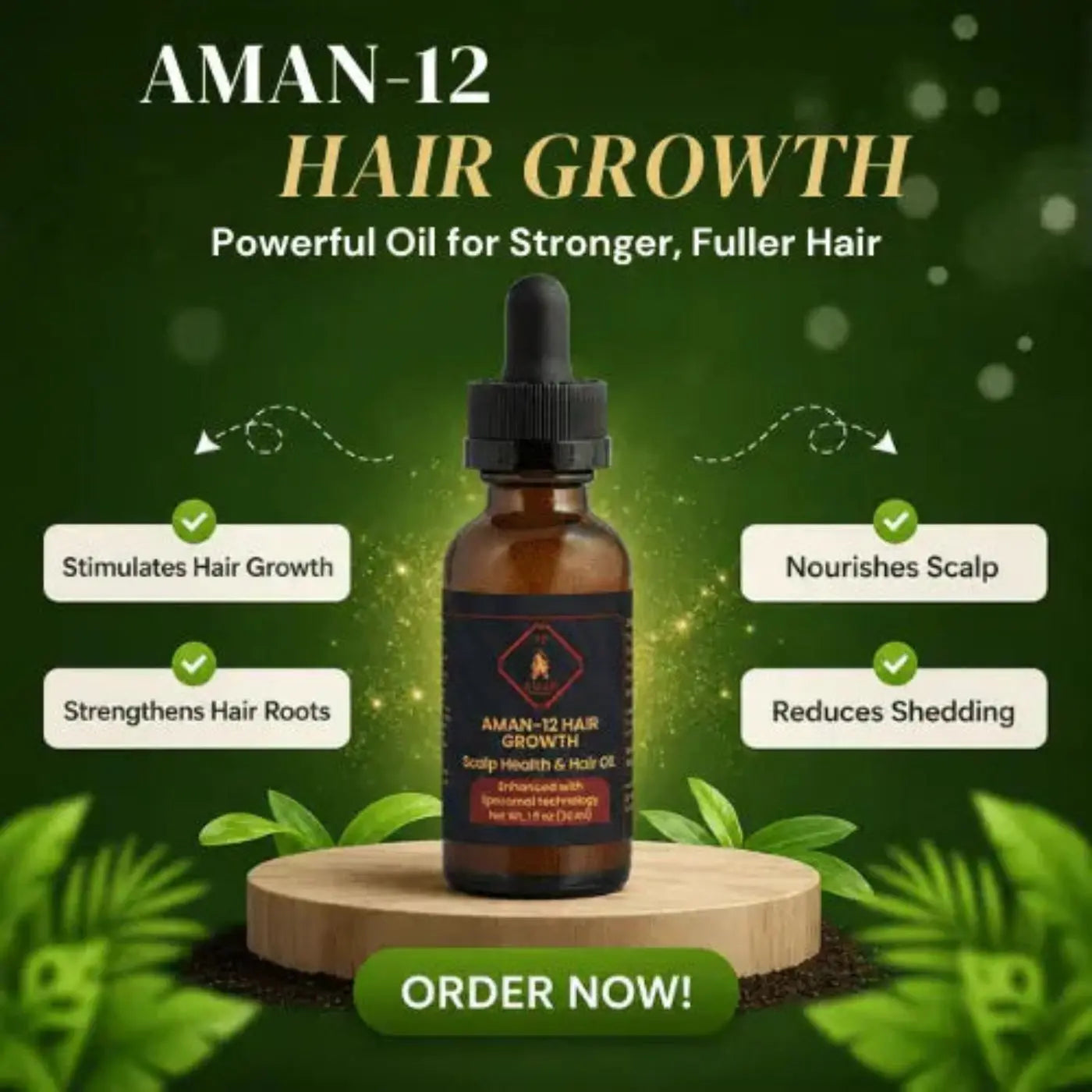 AMAN-12 Hair Growth Oil