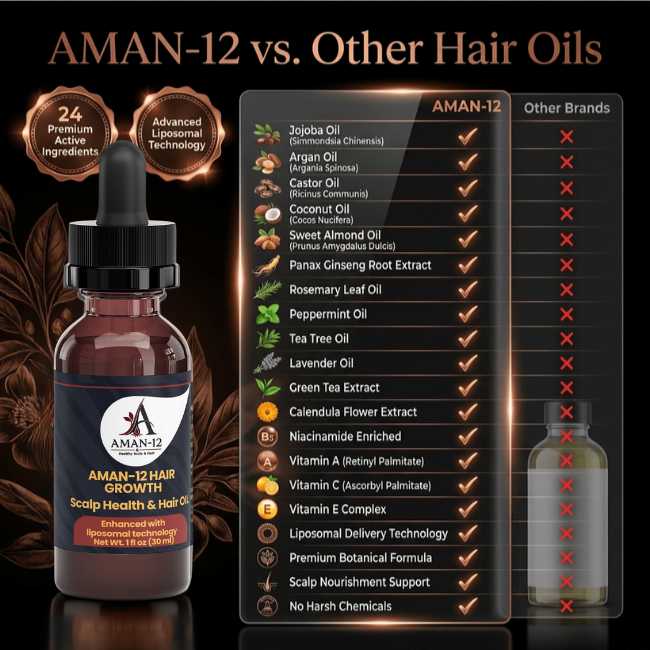 AMAN-12 Hair Growth Oil